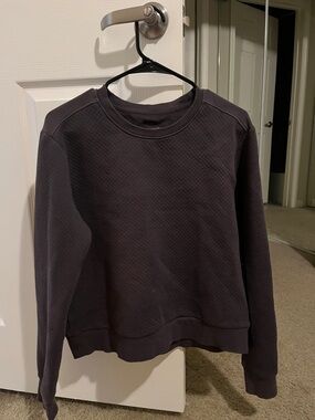 Born Primitive Charcoal Waffle Knit Crewneck Sweater